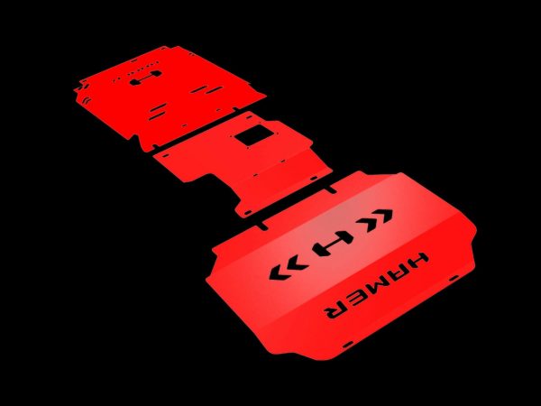 3 PIECE HAMER UNDER PROTECTION PLATE FOR MITSUBISHI TRITON MR 2018 – PRESENT