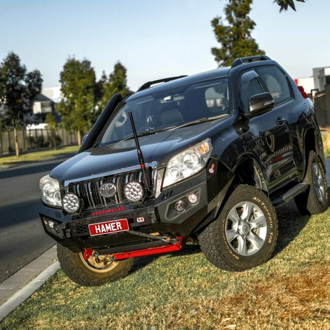 KING SERIES HAMER BULL BAR FOR TOYOTA LANDCRUISER PRADO 150 SERIES (2009 – 2013)
