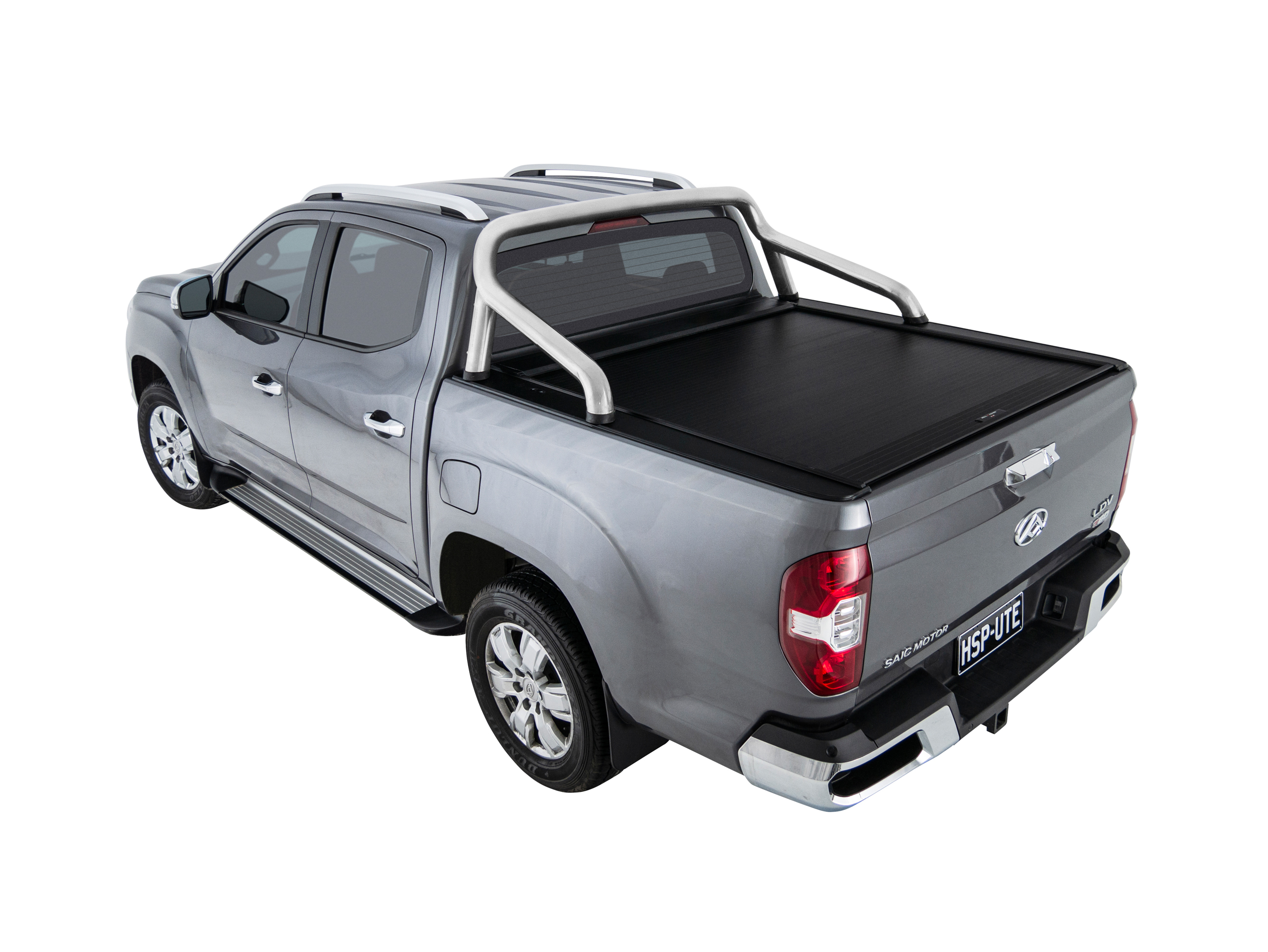 HSP Roll R Cover – Dual Cab with Sports Bar Mounting Kit to suit Chrome Genuine Sports Bar